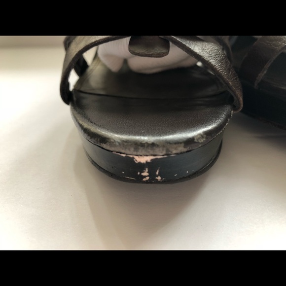 Simply Vera Wang Strapy 4” High Heels Size 9 Brown - Picture 6 of 8